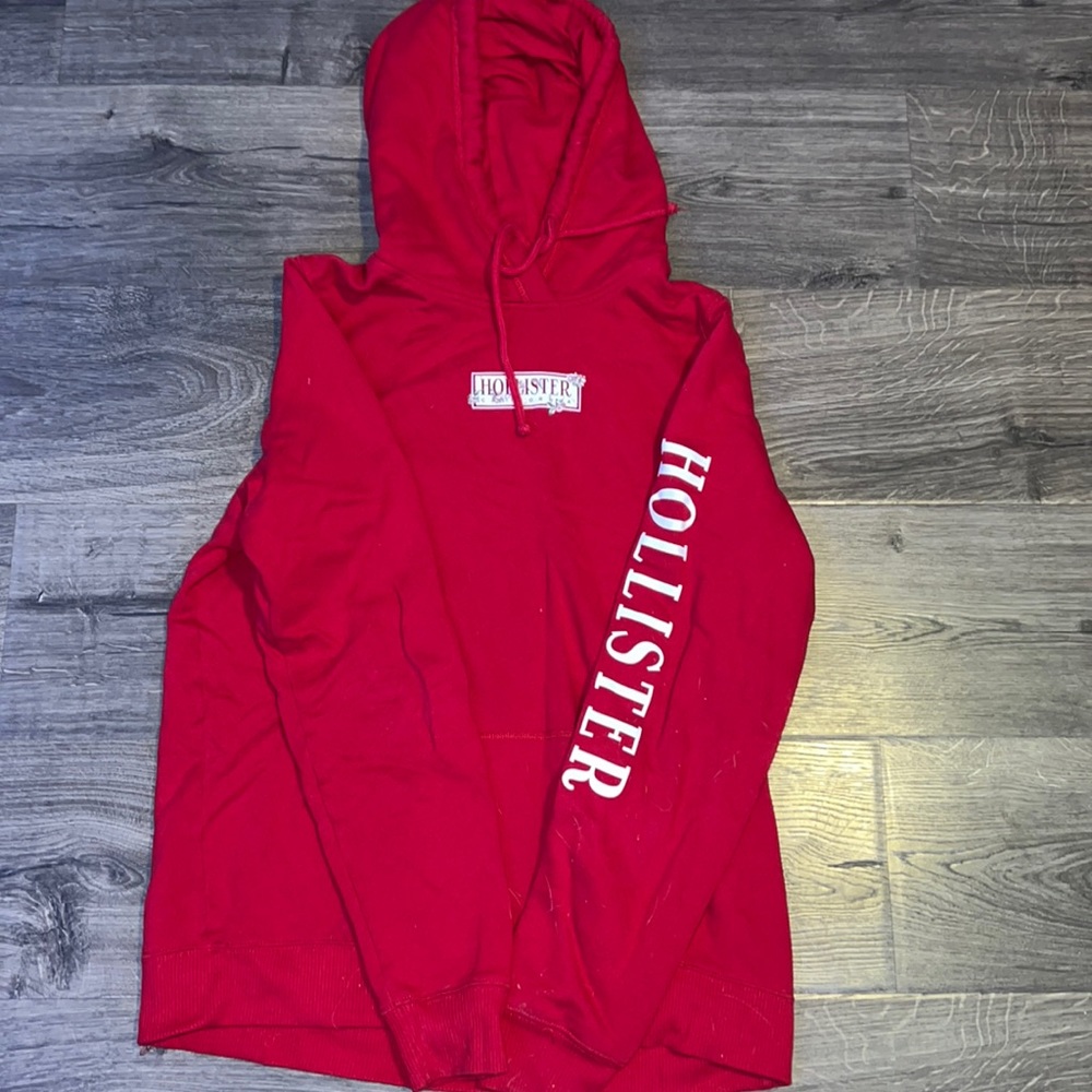 Red Hollister hoodie